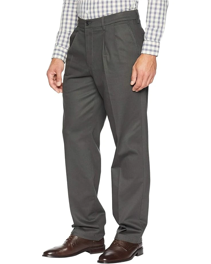 Dockers Classic Fit Signature Khaki Lux Cotton Stretch Pants D3 - Pleated - Image 2